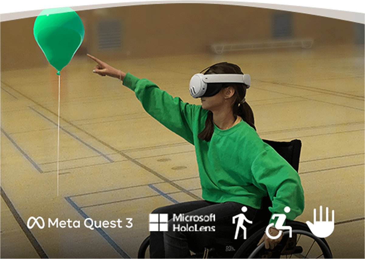 BalloonBurst mixed reality game