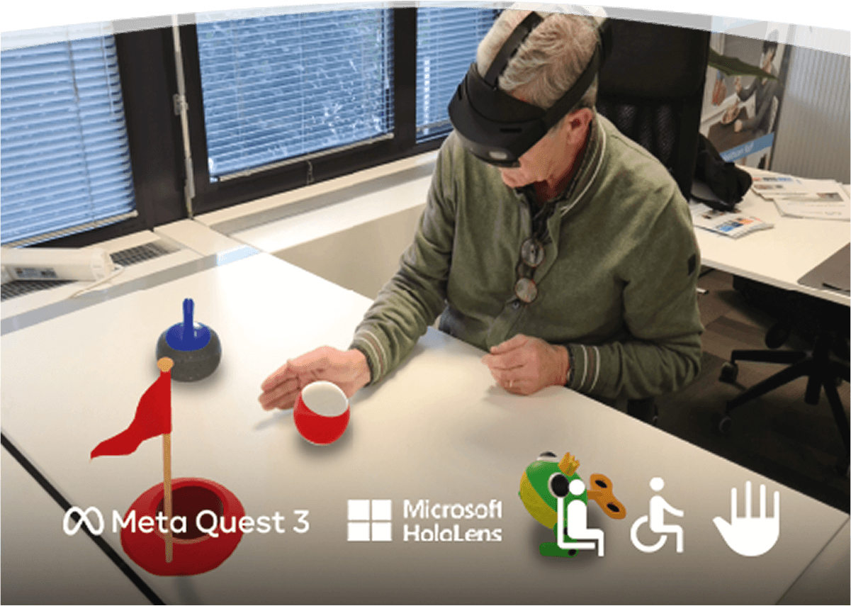 tafelbal beweeggame revalidatie